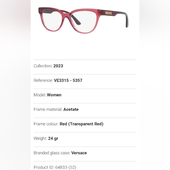 Versace Frames - Picture 3 of 7